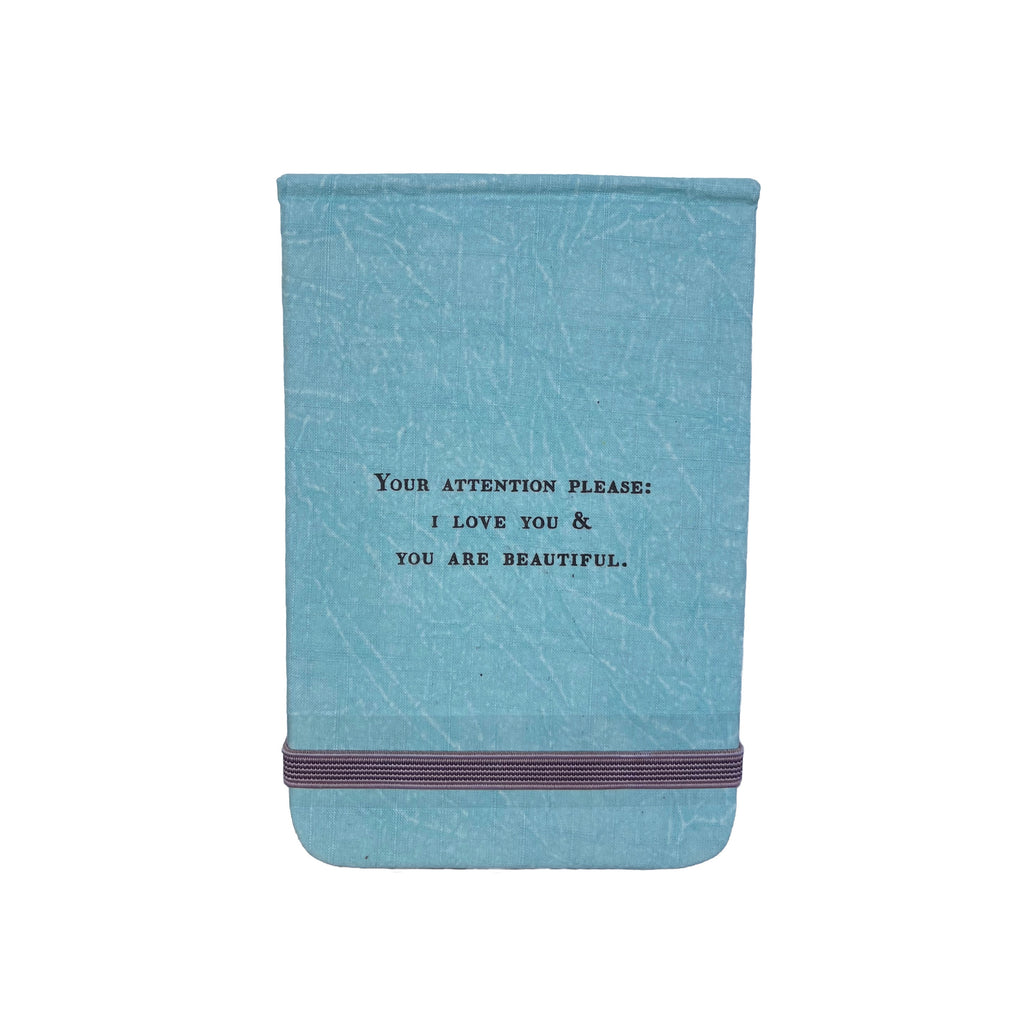 Your Attention Fabric Notebook