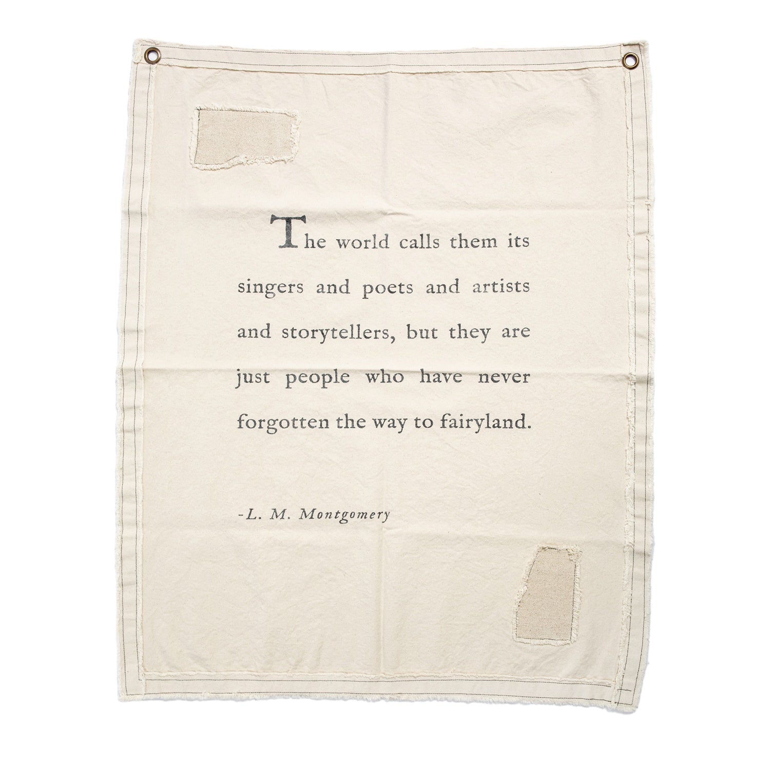 ***L.M. Montgomery Canvas Wall Hanging 31.5" x 40"