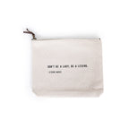 Be A Legend Canvas Zip Bag