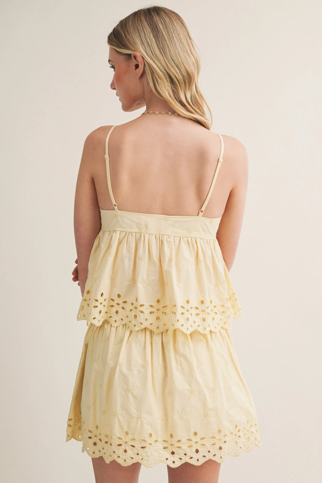 Eyelet Embroidered Cami Top