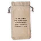 Wanted In A Friend Wine Bag