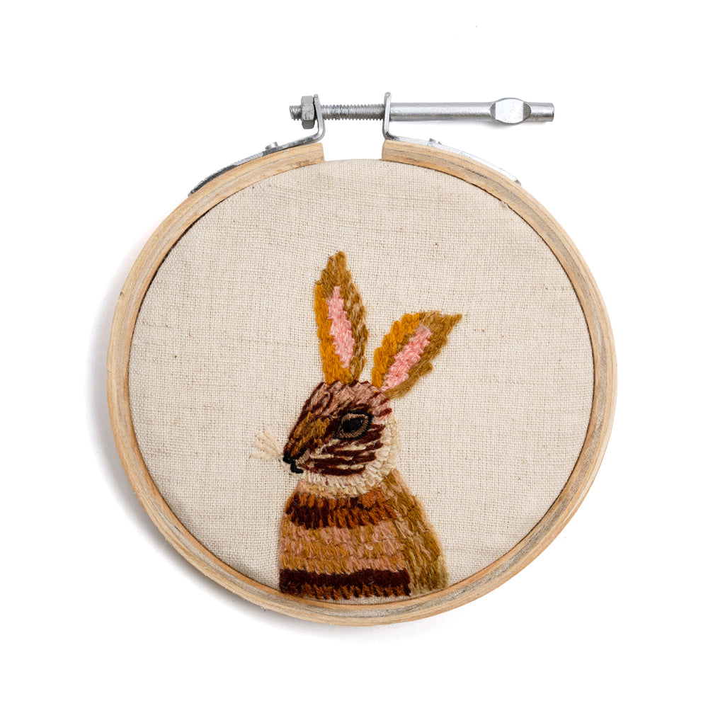 Rabbit Embroidery Hoop Collection