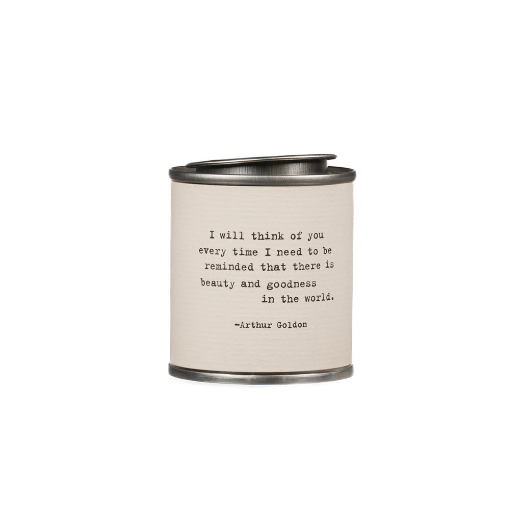 Shine Candle - I will think of you. - Arthur Golden