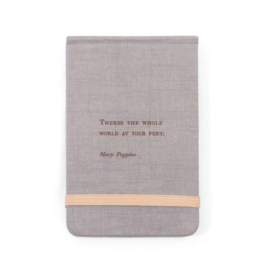 Mary Poppins Fabric Notebook-3.5"x5.5"