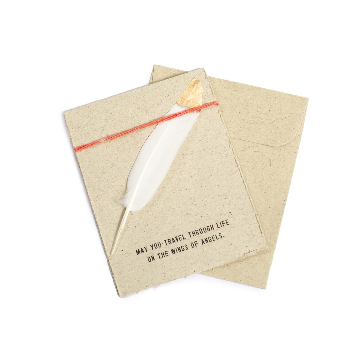Feather Card - May You Travel Through Life