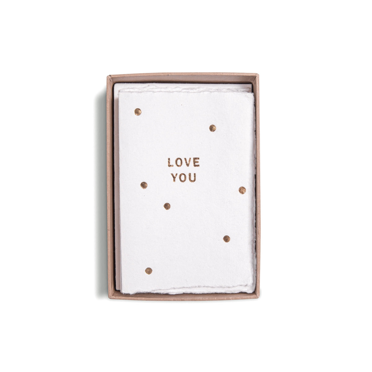 ***Deckled Gold Foil Cards & Envelopes Box Set (6pcs)