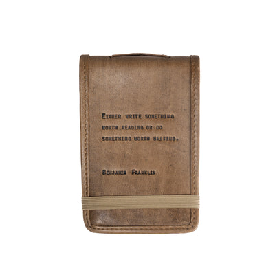 Mini Signature Leather Journals - Maple