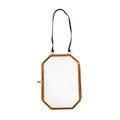 Octagon Brass Hanging Frame