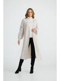 Bentley Long Cardigan, Grey Marle