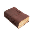 1st Edition Mini Wrap Leather Journal - Burgundy