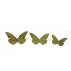 Small Verdigris Butterfly Installation - Medium 3" x 2.25"