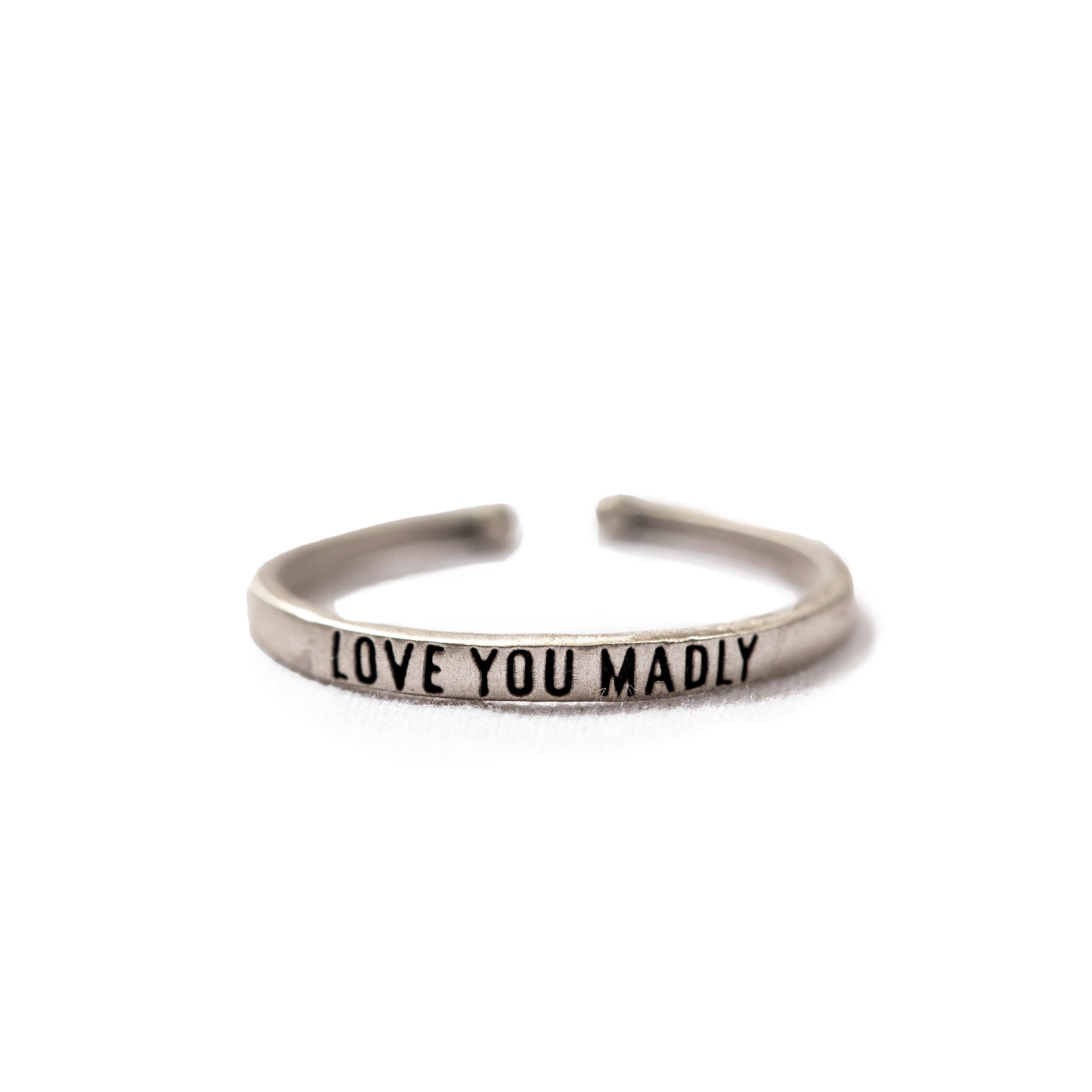 ***Love You Madly Stackable Ring