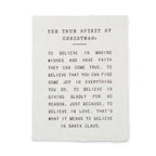 ***The True Spirit Of Christmas Handmade Paper Print - 12x16