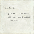 Darling You and I - Art Print