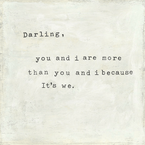 Darling You and I - Art Print