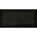 Camp Letter Art Print in Charcoal - 92" x 46"