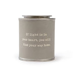 If Light Is In Your Heart Encouragement Candle