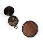 Not All Those Who Wander Compass with Leather Case