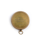 Always Let Your Conscience Compass with Leather Pouch