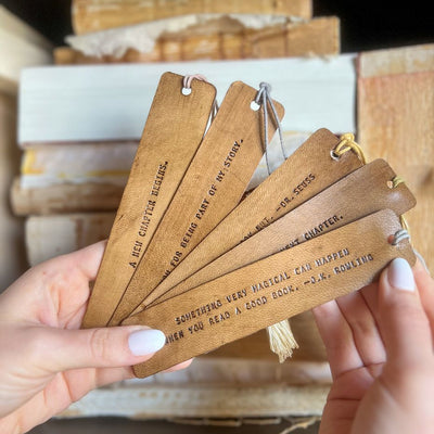 Leather Bookmarks