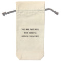 This Wine Pairs Well Seasonal Wine Bag