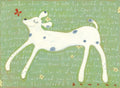 Girl Dog Art Poster - 16x12