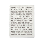 ***Twas The Night Before Christmas Handmade Paper Print - 12x16