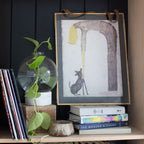 Brass Hanging Frame 14.25x19 – Vertical