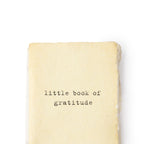 Little Book Of Gratitude Mini Deckled Edge Notebook - Cream