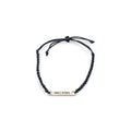 ***Silver Dwell In Hope Braided Bracelet - Adjustable