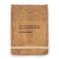 Ideas Change The World Leather Journal - Maple
