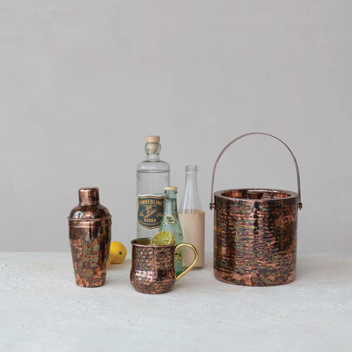16 oz. Stainless Steel Cocktail Shaker, Oxidized Copper