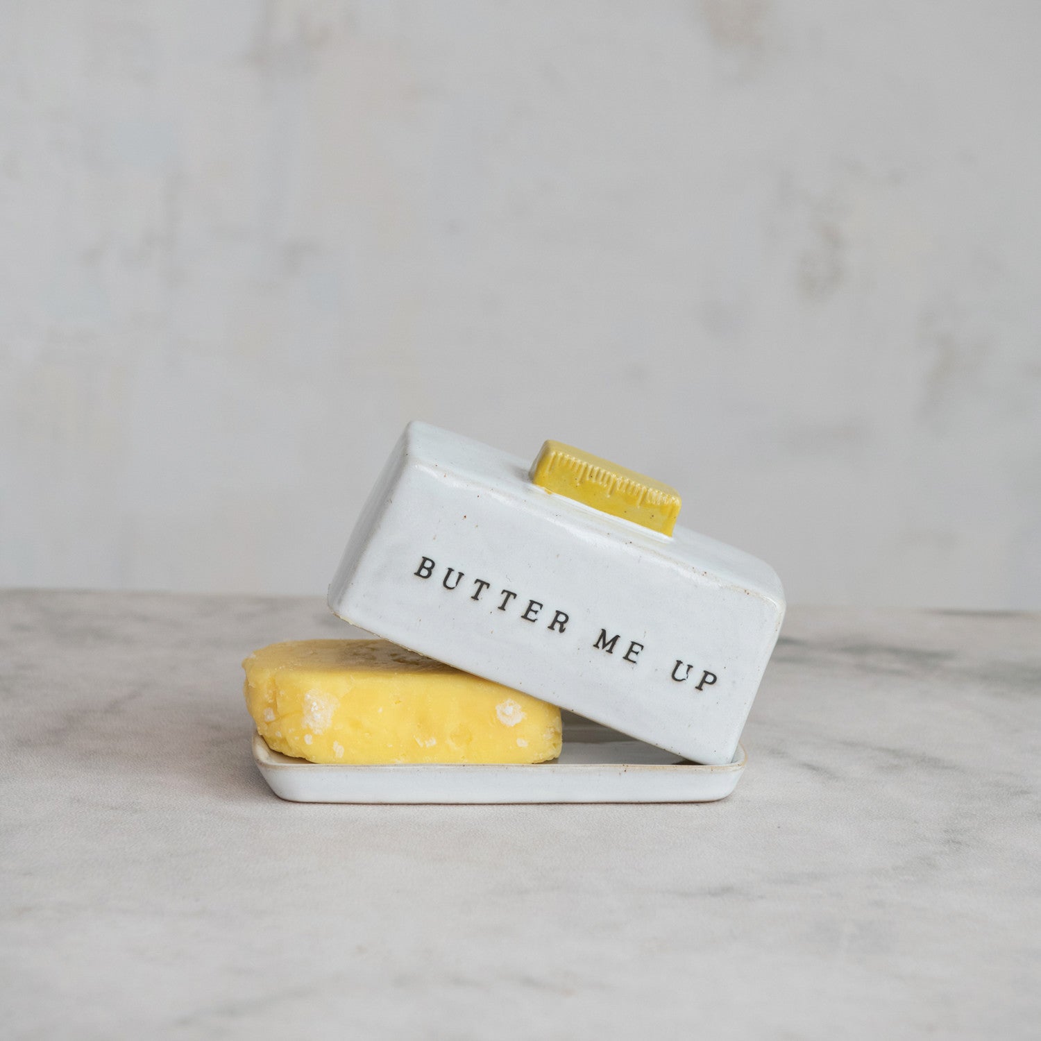 Stoneware Butter Dish