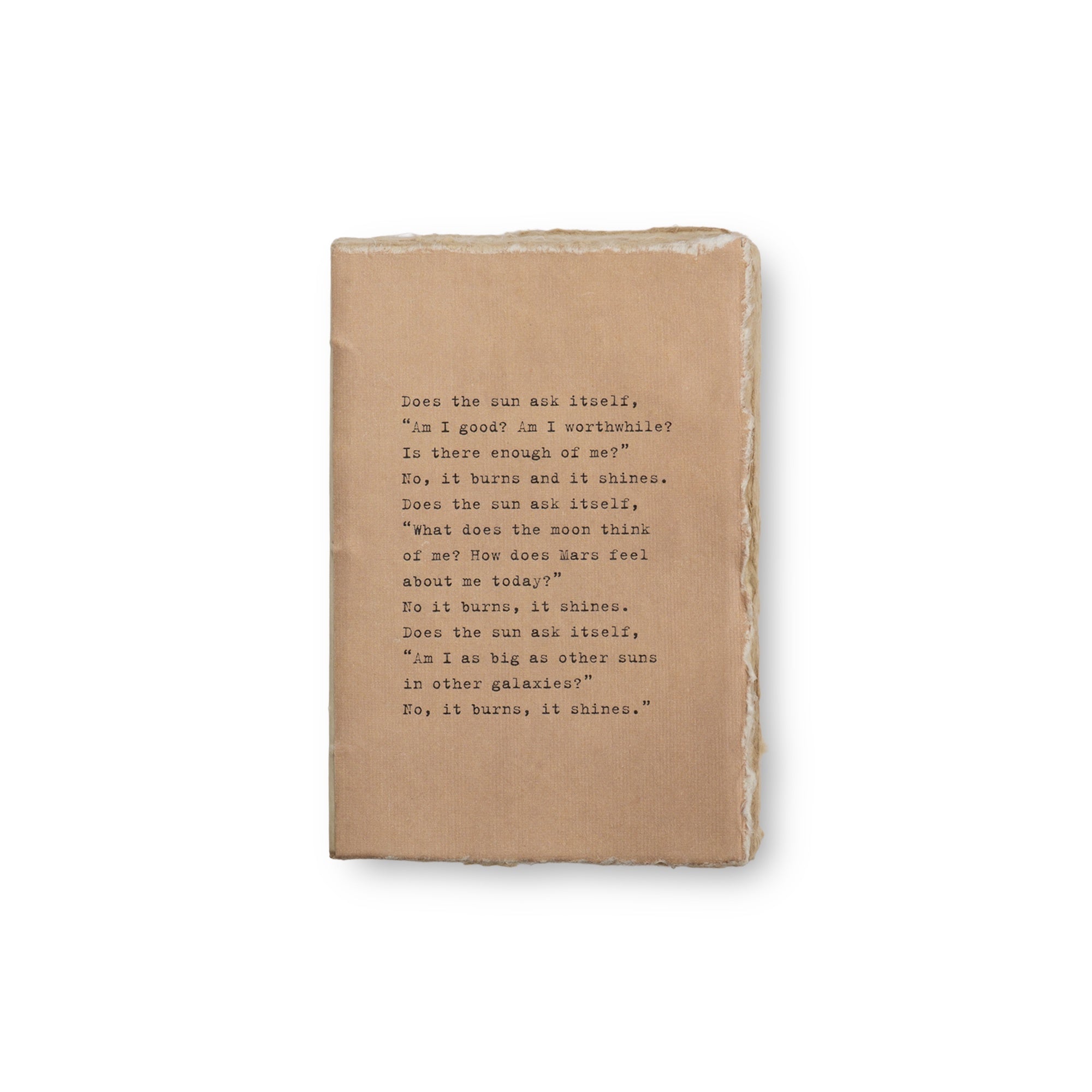Medium Deckled Edge Notebook