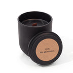 Wood Wick Matte Black Candle Collection
