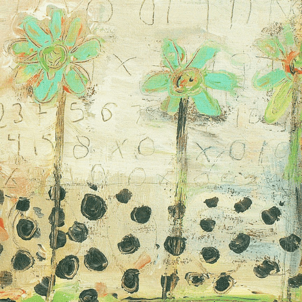 Blue Flowers - Art Print