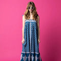 Riley Dress, Lavender/Blue