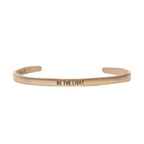 Be The Light Brass Cuff