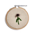 White Flower Embroidery Hoop Collection - 4in