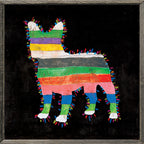 Fiesta Frenchy Art Print - Grey Wood
