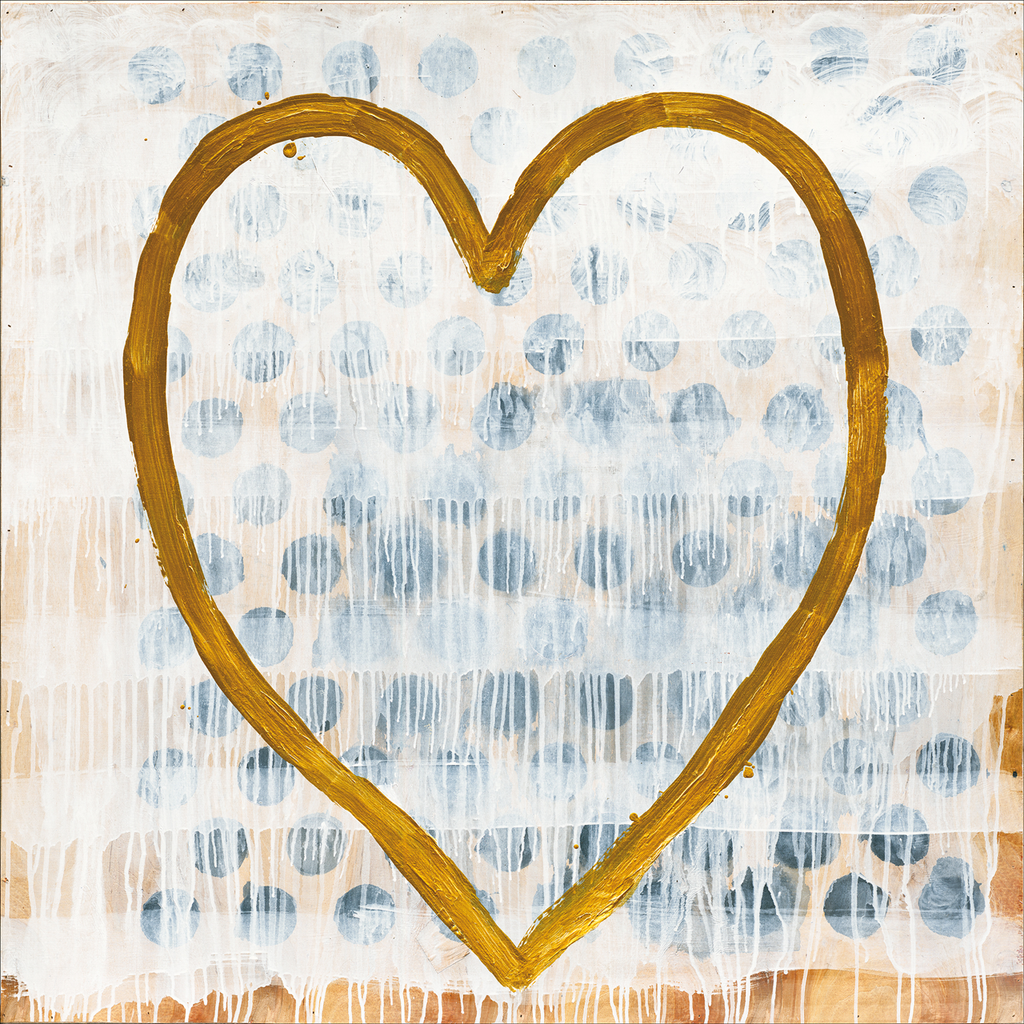 Heart of Gold Art Print - Gallery Wrap