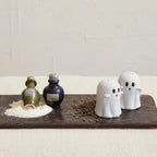 Stoneware Ghost Salt & Pepper Shaker Set