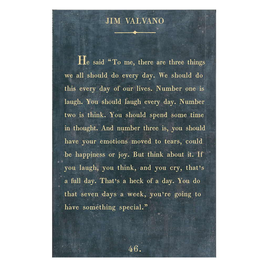 Jim Valvano - Book Collection - Art Print