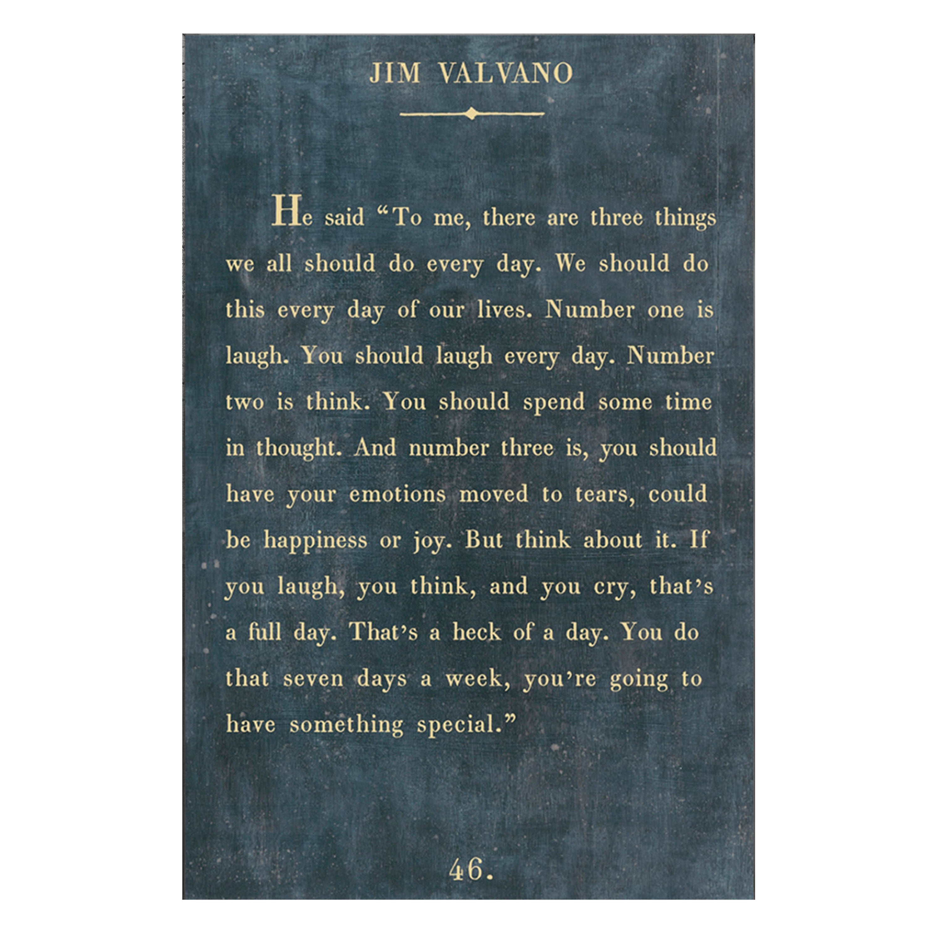 Jim Valvano - Book Collection - Art Print