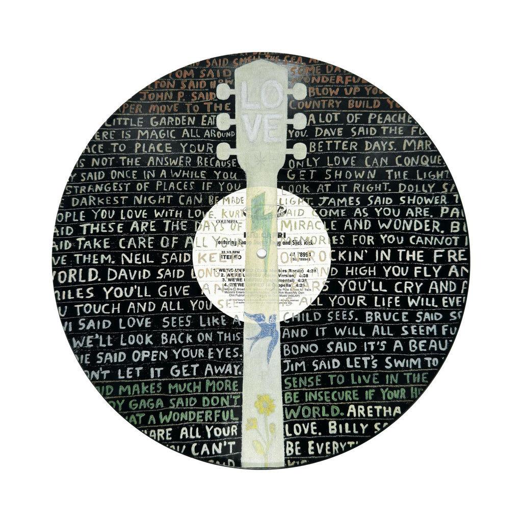 Vertical Guitar Legends Two Vinyl Record