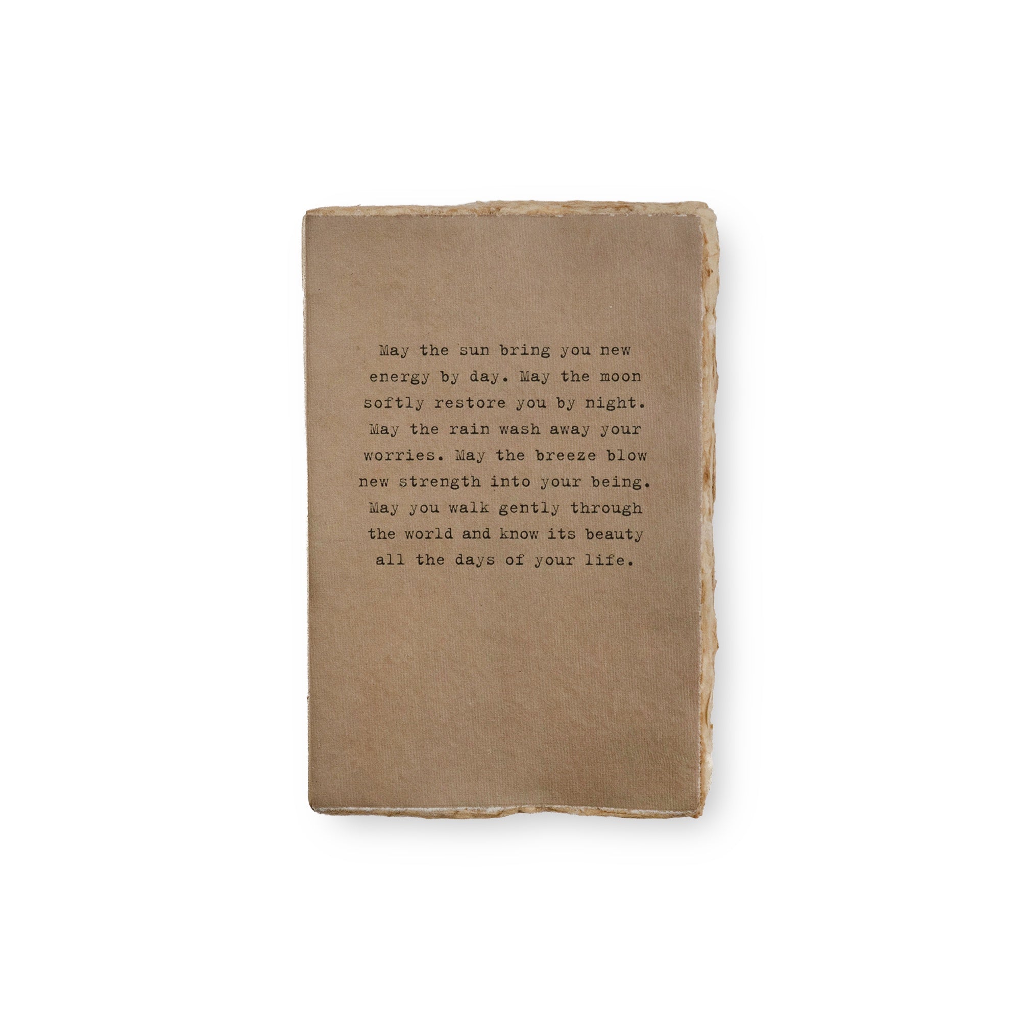 Medium Deckled Edge Notebook