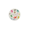 Excuse Me While I Kiss The Sky Round Decoupage Plate - 4in