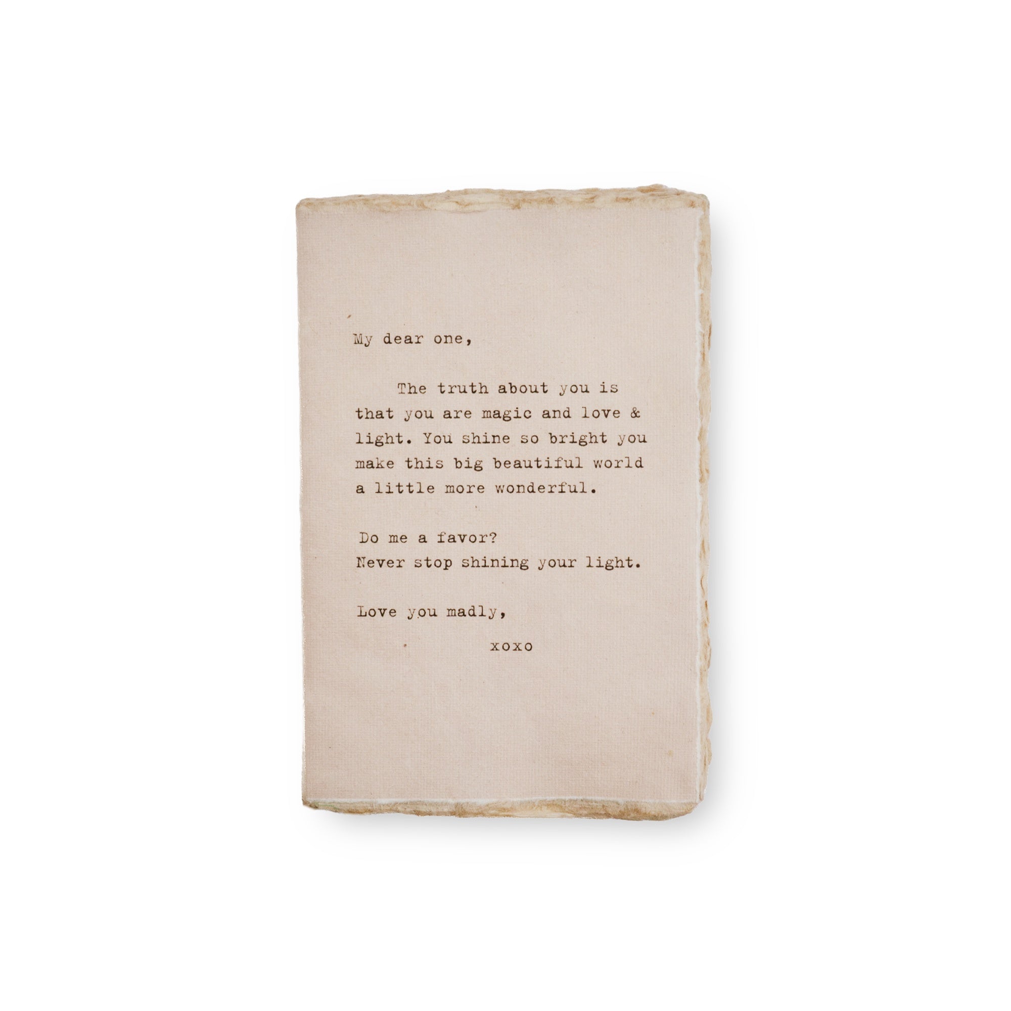 Medium Deckled Edge Notebook