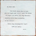 Never Stop Shining Art Print