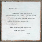 Never Stop Shining Art Print
